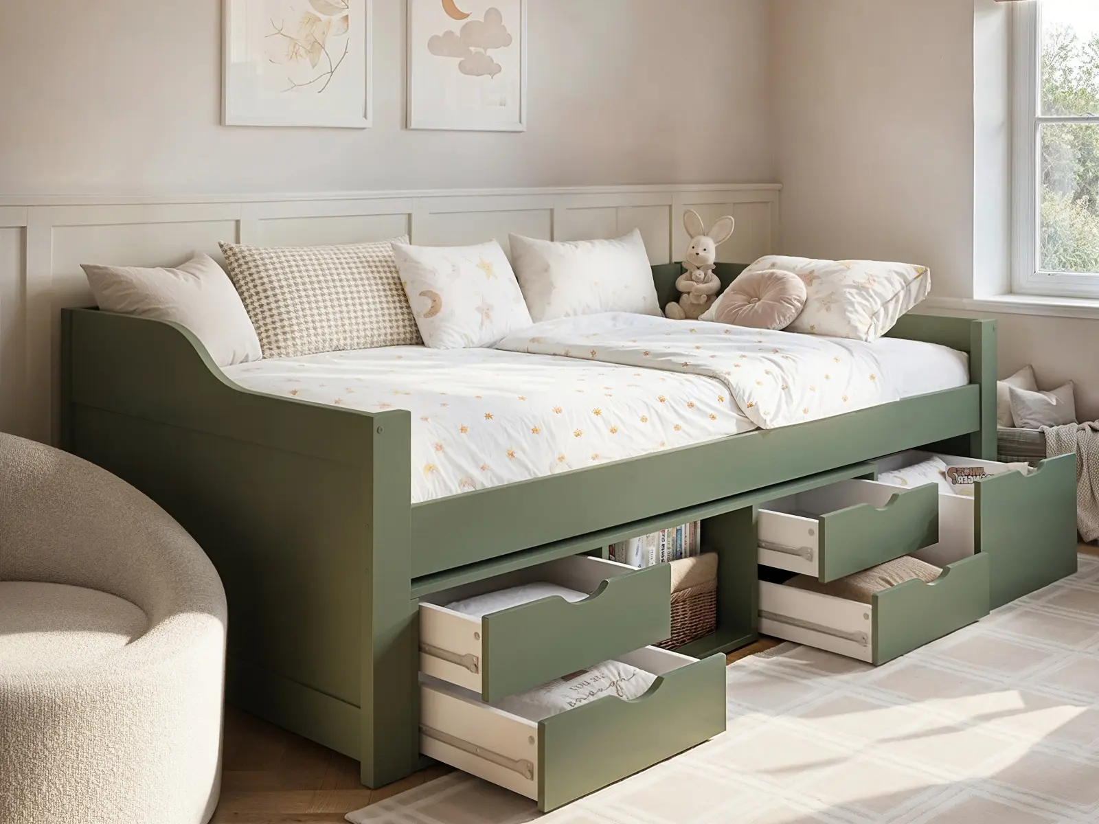 Flair Blair Low Sleeper Bed with Storage - Image 4