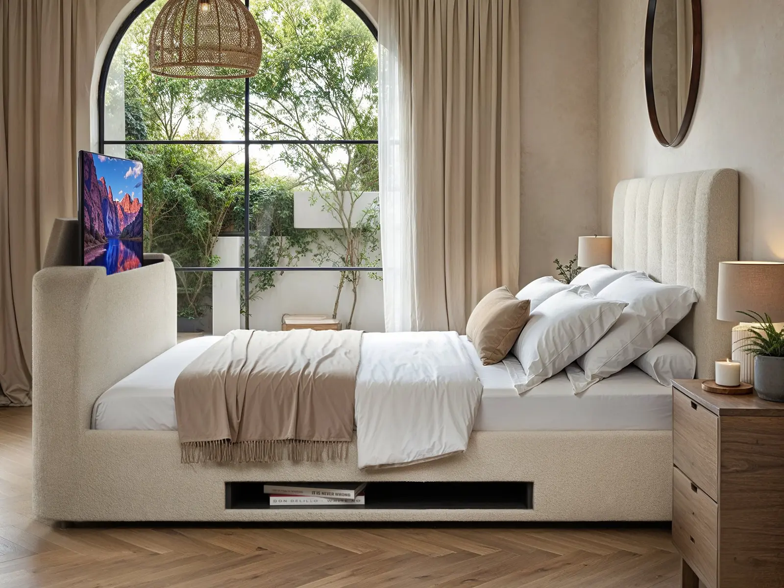 Flair Megane Side Lift TV Ottoman Bed - Image 3